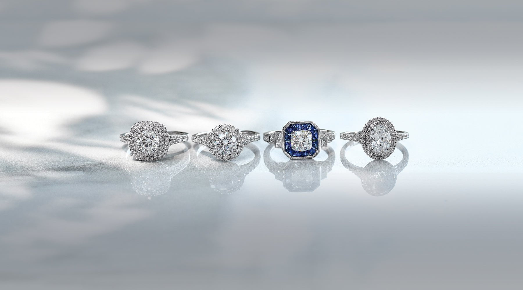 Halo Diamond Engagement Rings - Simon G. Jewelry
