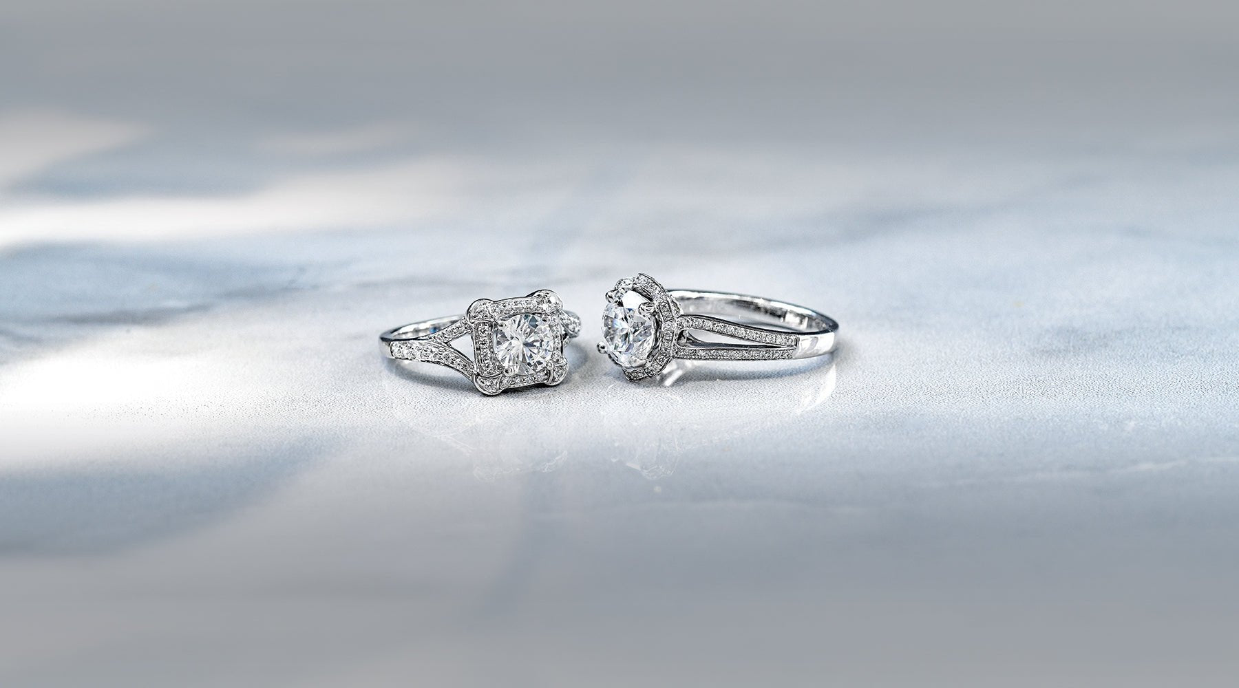 Split-shank Diamond Engagement Rings - Simon G. Jewelry