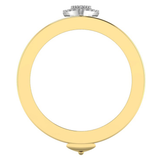 Marquise Diamond Cluster Smart Ring Jacket in 14k Gold with Diamonds