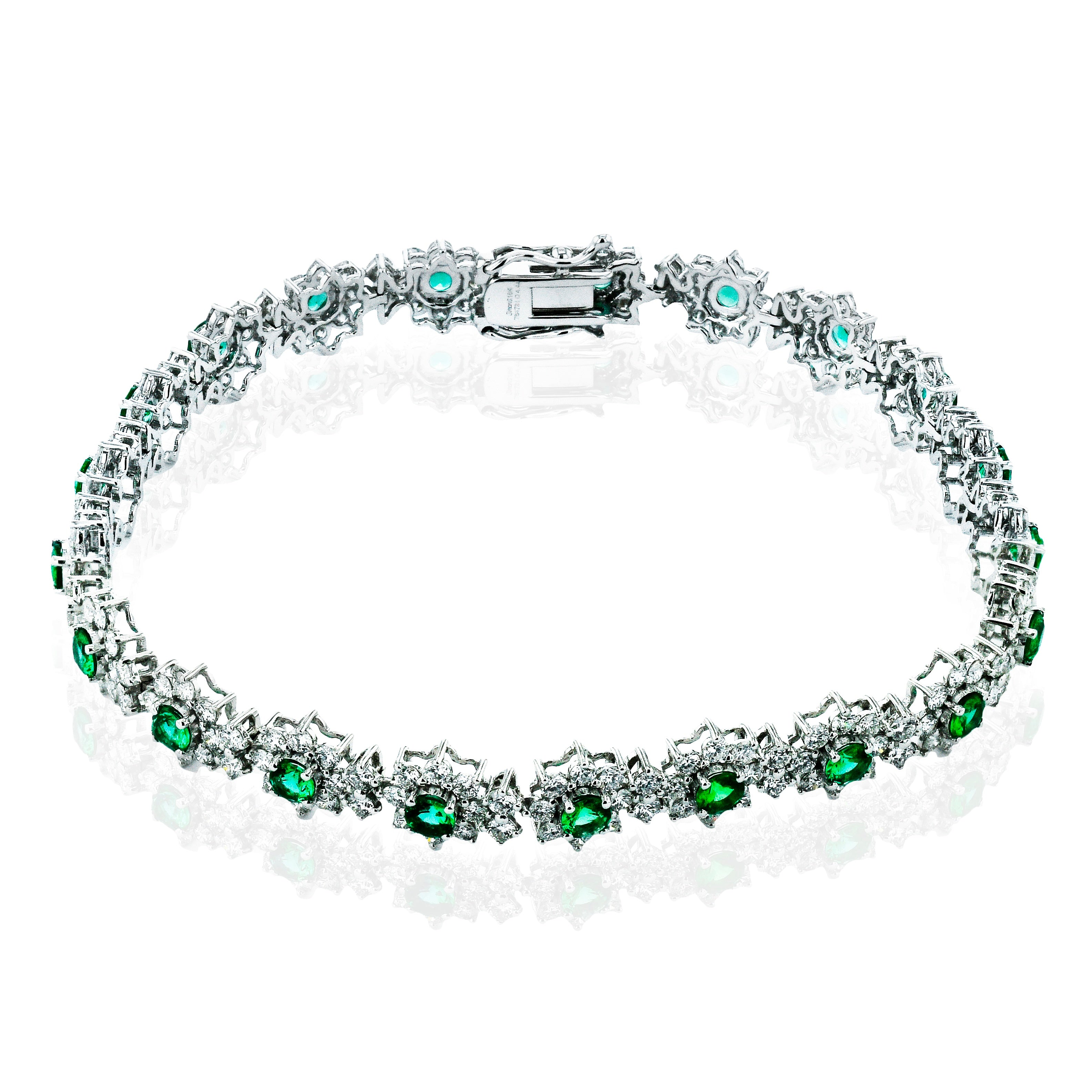 Color Diamonds Bracelet in 18k Gold