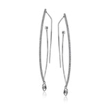 Drop Earrings in 18k Gold with Diamonds