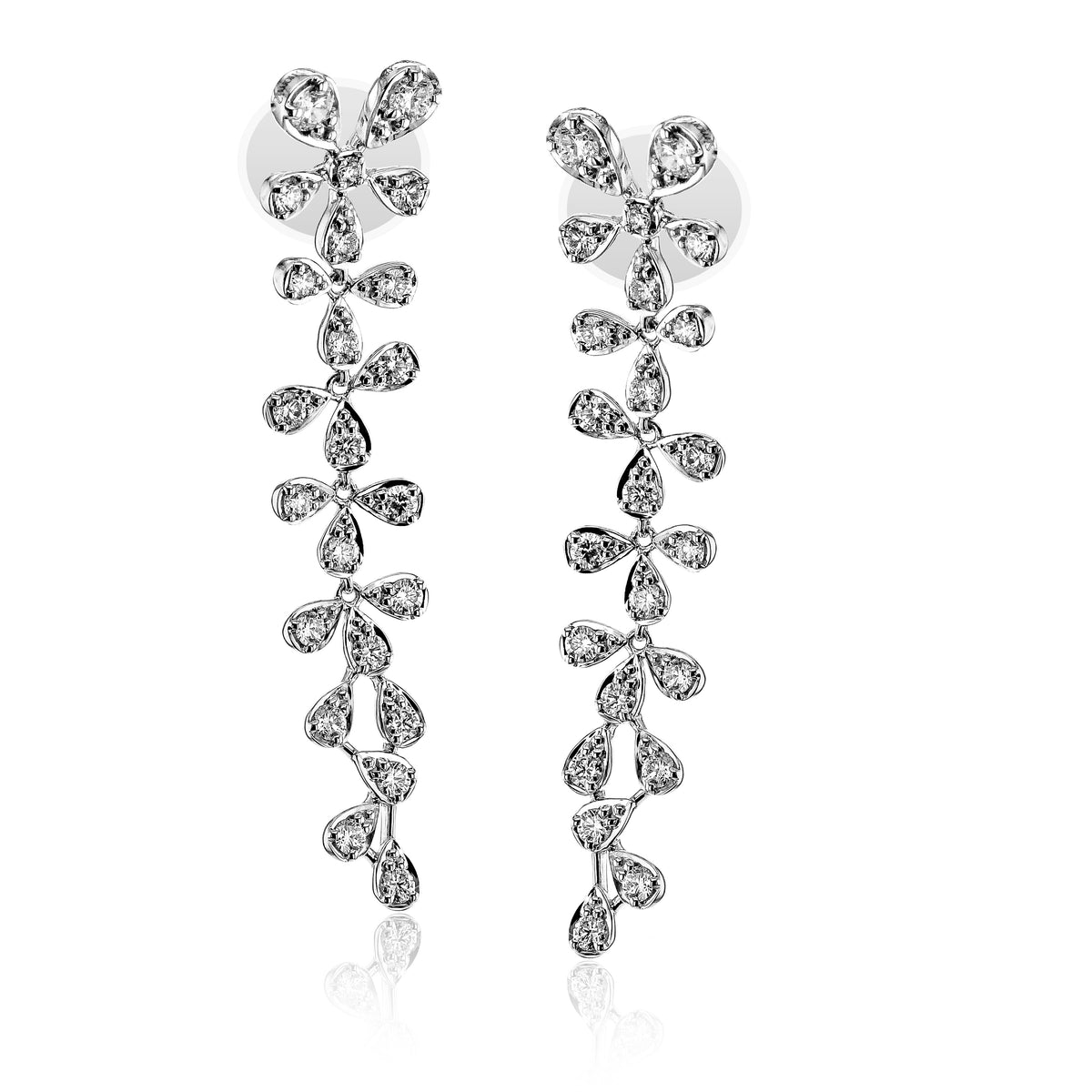 Earring in 18k Gold with Diamonds