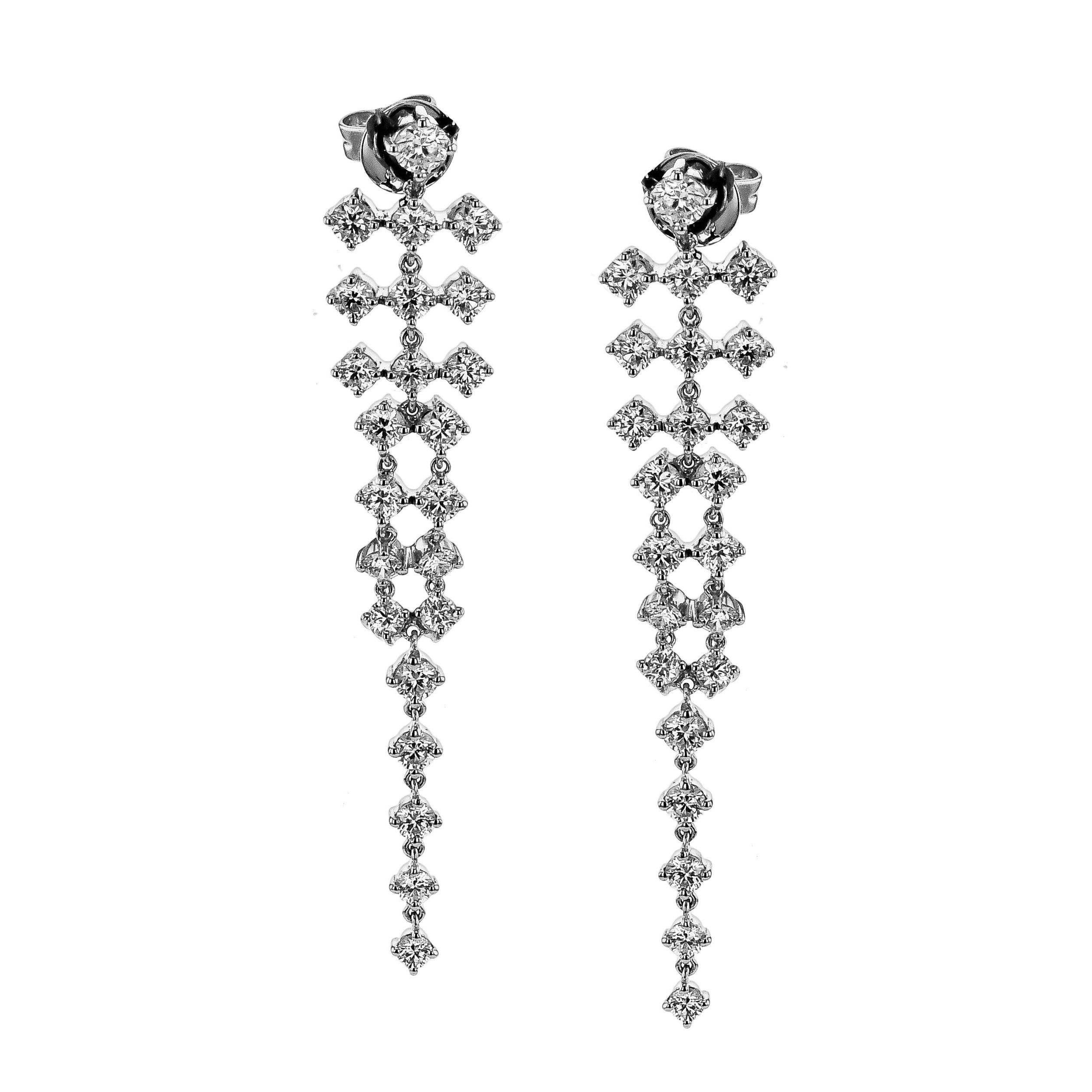 Diamond Drop Earrings