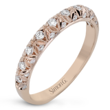 Anniversary Ring In 18k Gold With Diamonds