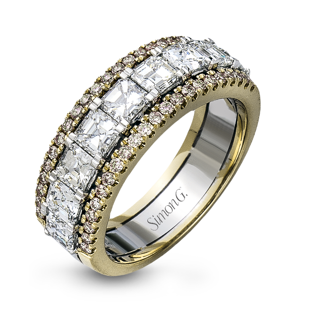 Anniversary Ring In 18k Gold With Diamonds