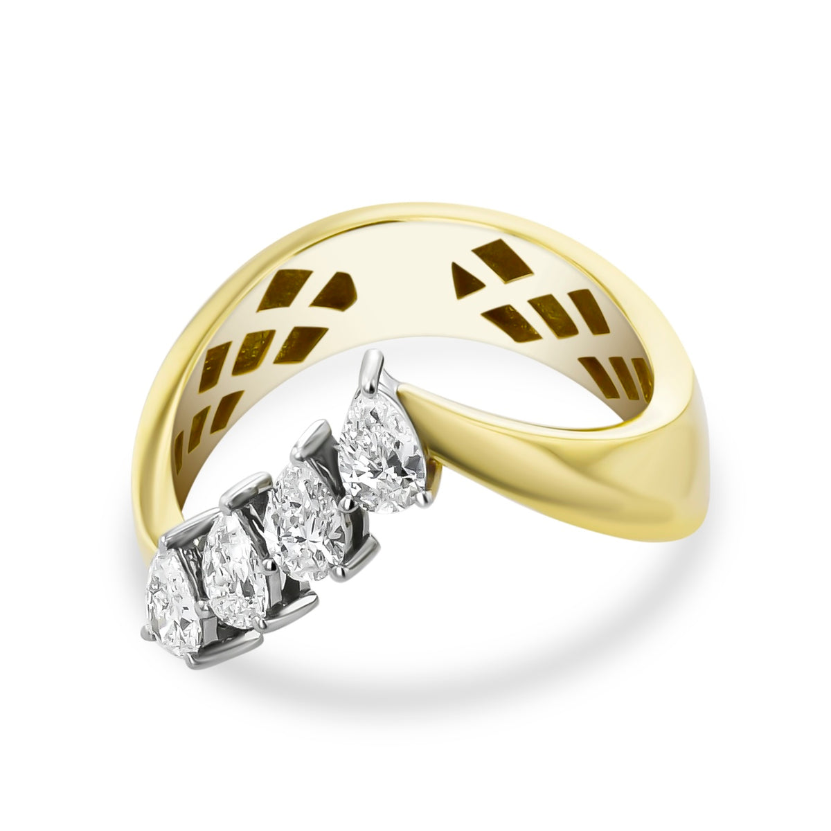 Right Hand Ring in 18k Gold