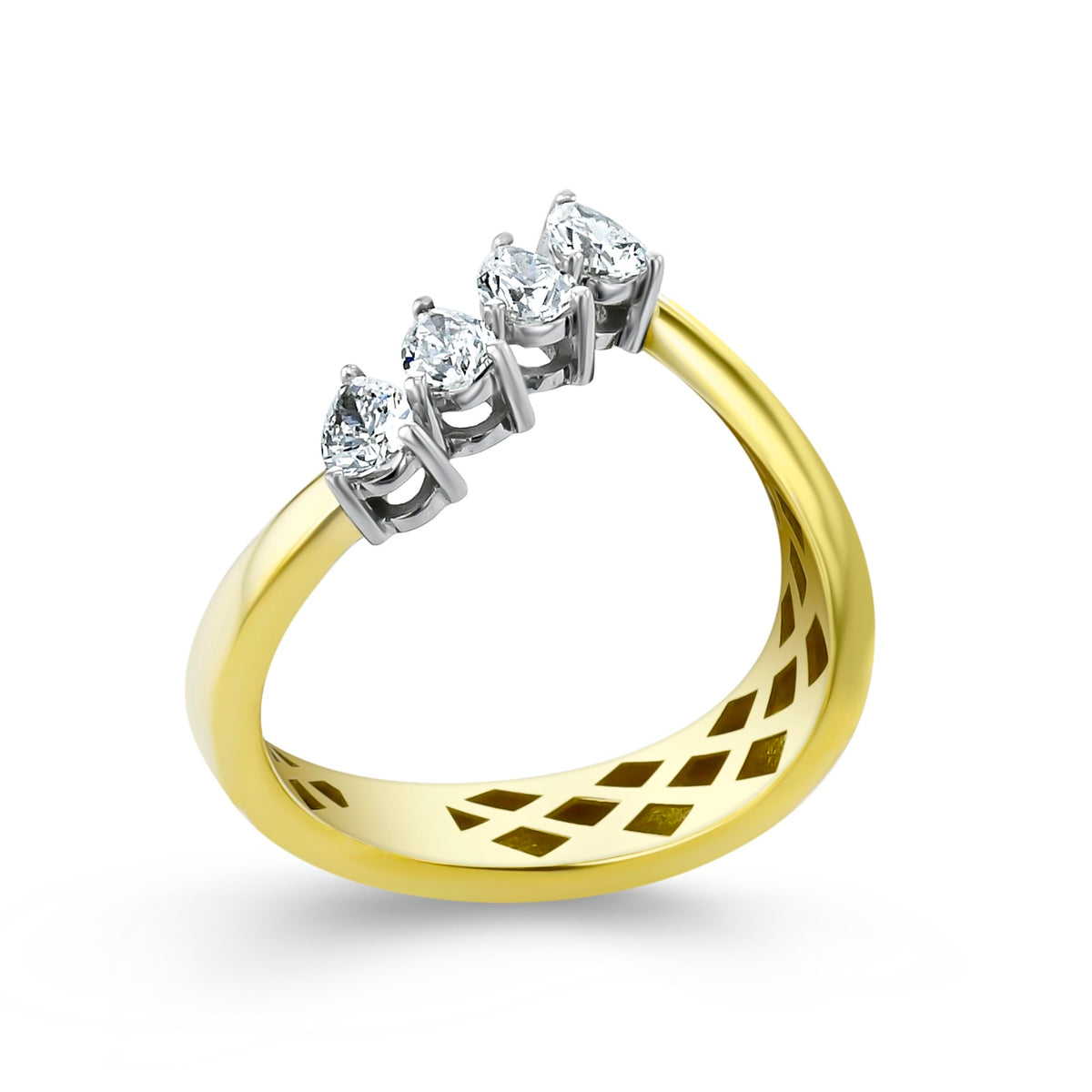 Right Hand Ring in 18k Gold