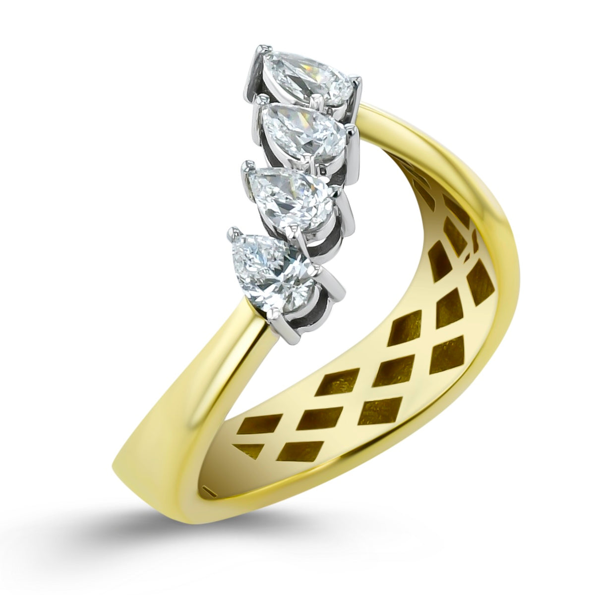 Right Hand Ring in 18k Gold
