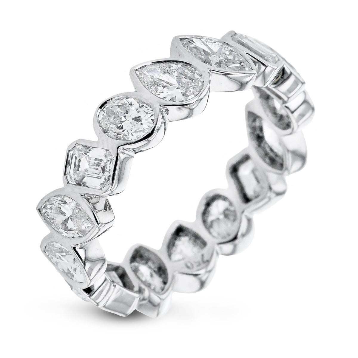 Mixed-Shape Eternity Fashion Ring in 18k Gold