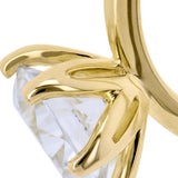Engagement Ring in 18k Gold with Diamonds