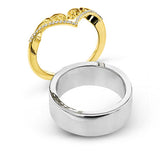 Smart Ring in 14k Gold with Diamonds