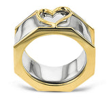 Smart Ring Jacket in 14k Gold