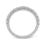 Anniversary Ring In 18k Gold With Diamonds - Simon G. Jewelry