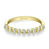 Anniversary Ring in 18k Gold With Diamonds - Simon G. Jewelry