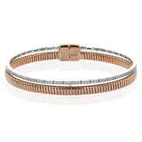 Bangle in 18k Gold with Diamonds - Simon G. Jewelry