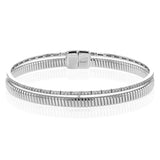 Bangle in 18k Gold with Diamonds - Simon G. Jewelry