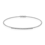 Beaded Bangle in 18k Gold with Diamonds - Simon G. Jewelry