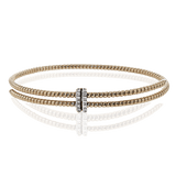 Beaded Bangle in 18k Gold With Diamonds - Simon G. Jewelry