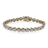 Bracelet in 18k Gold with Diamonds - Simon G. Jewelry