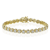 Bracelet in 18k Gold with Diamonds - Simon G. Jewelry