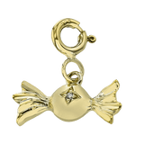 Candy Charm in 14k Gold with Diamonds - Simon G. Jewelry