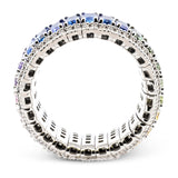 Color Ring in 18k Gold with Diamonds - Simon G. Jewelry