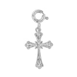 Cross Charm in 14k Gold - Simon G. Jewelry