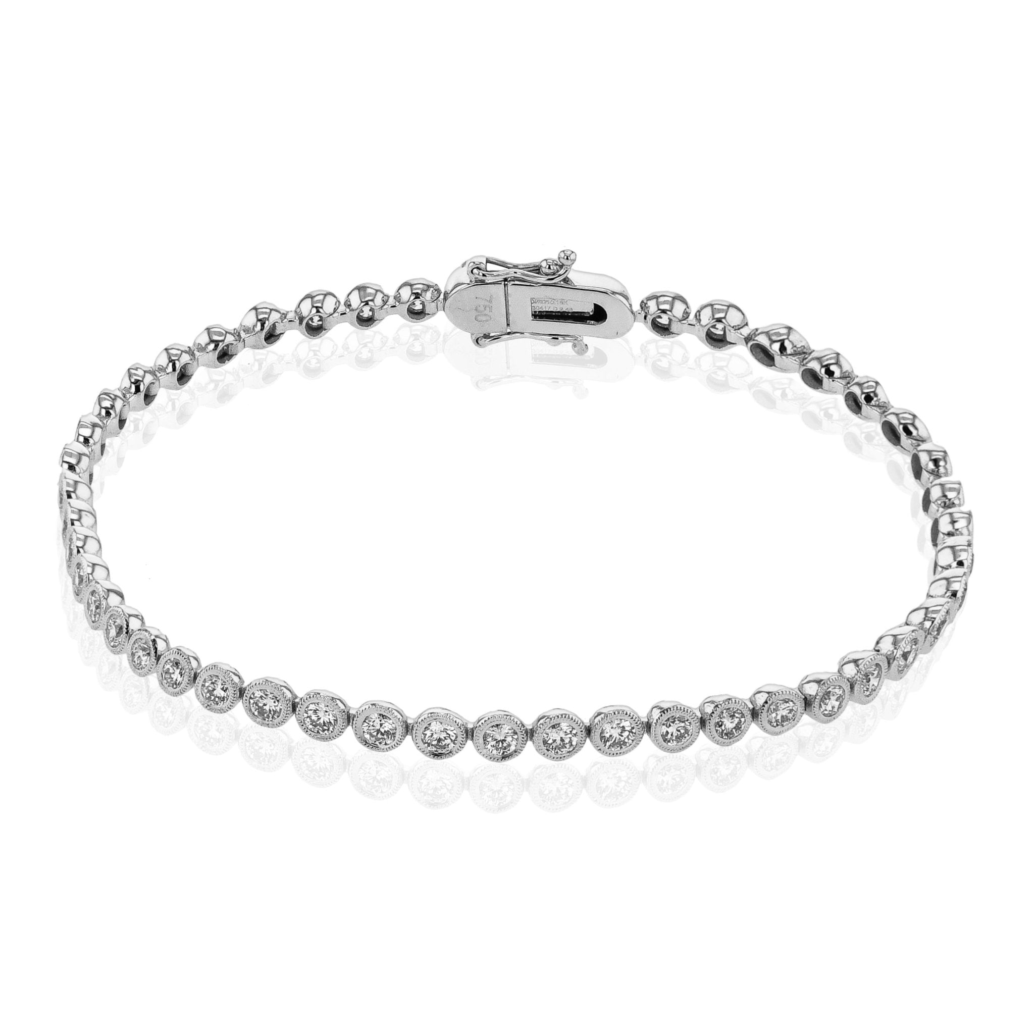Diamond Bezel Tennis Bracelet - Simon G. Jewelry