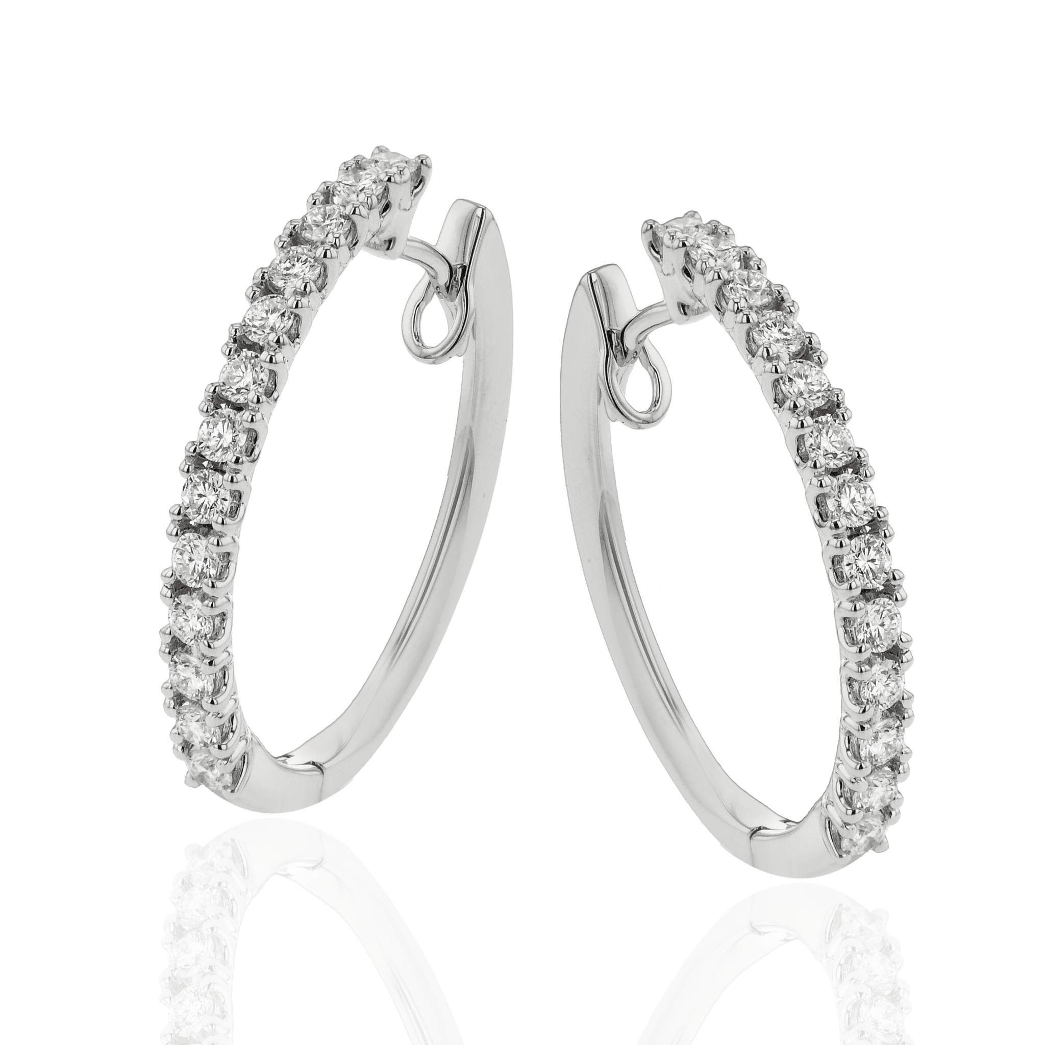 Diamond Hoop Earrings - Simon G. Jewelry
