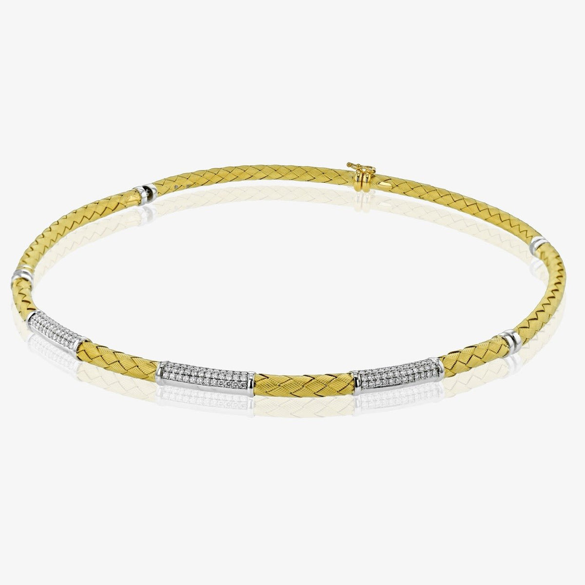 Diamond Station Woven Choker - Simon G. Jewelry