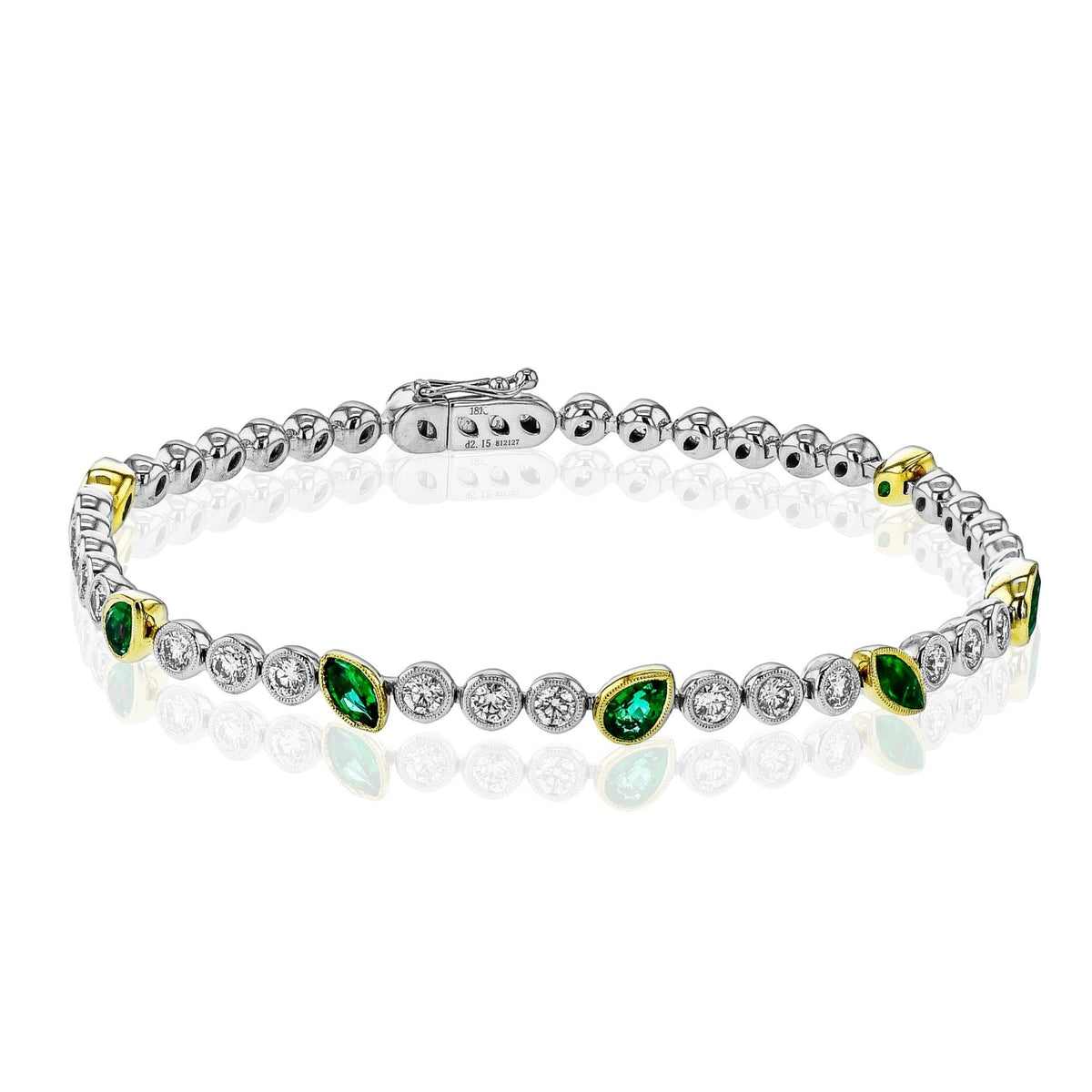 Diamonds Color Bracelet in 18k Gold - Simon G. Jewelry