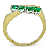 Emerald Ring in 18k Gold with Diamonds - Simon G. Jewelry