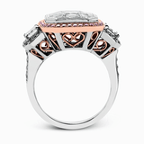 Engagement Ring in 18k Gold with Diamonds - Simon G. Jewelry