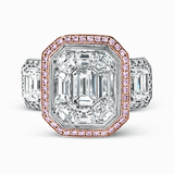 Engagement Ring in 18k Gold with Diamonds - Simon G. Jewelry