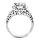 Engagement Ring in 18k Gold with Diamonds - Simon G. Jewelry