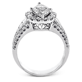 Engagement Ring in 18k Gold with Diamonds - Simon G. Jewelry