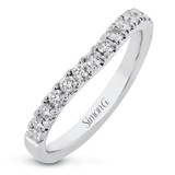 Engagement Ring in 18k Gold with Diamonds - Simon G. Jewelry