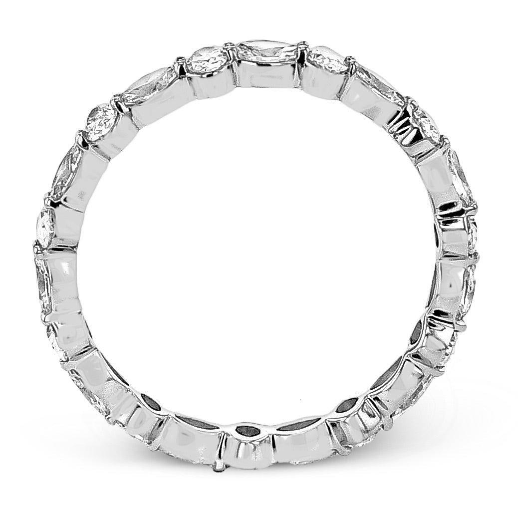 Eternity Wedding Band in 18k Gold - Simon G. Jewelry