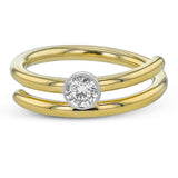 Fashion Ring in 18k Gold with Diamond - Simon G. Jewelry