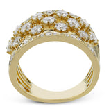 Fashion Ring in 18k Gold with Diamonds - Simon G. Jewelry