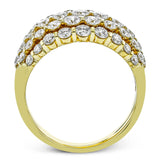 Fashion Ring in 18k Gold with Diamonds - Simon G. Jewelry