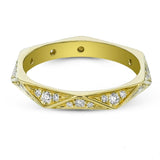 Fashion Ring in 18k Gold with Diamonds - Simon G. Jewelry