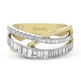 Fashion Ring in 18k Gold with Diamonds - Simon G. Jewelry