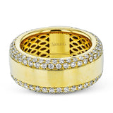 Fashion Ring in 18k Gold with Diamonds - Simon G. Jewelry