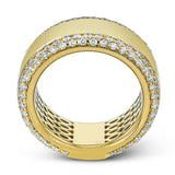 Fashion Ring in 18k Gold with Diamonds - Simon G. Jewelry