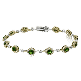 Gemstone Color Bracelet in 18k Gold with Diamonds - Simon G. Jewelry