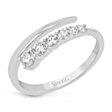 Harmonie Fashion Ring In 18k Gold With Diamonds - Simon G. Jewelry