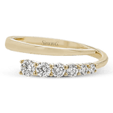 Harmonie Fashion Ring In 18k Gold With Diamonds - Simon G. Jewelry