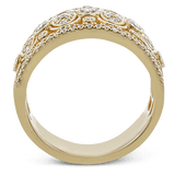 Harmonie Fashion Ring In 18k Gold With Diamonds - Simon G. Jewelry