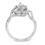 Marquise - Cut Criss - Cross Engagement Ring In 18k Gold With Diamonds - Simon G. Jewelry